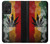 W3890 Reggae Rasta Flag Smoke Funda Carcasa Case y Caso Del Tirón Funda para Samsung Galaxy A52s 5G