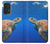 W3898 Sea Turtle Funda Carcasa Case y Caso Del Tirón Funda para Samsung Galaxy A53 5G