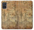 W3868 Aircraft Blueprint Old Paper Funda Carcasa Case y Caso Del Tirón Funda para Samsung Galaxy A71 5G