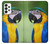 W3888 Macaw Face Bird Funda Carcasa Case y Caso Del Tirón Funda para Samsung Galaxy A73 5G