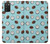 W3860 Coconut Dot Pattern Funda Carcasa Case y Caso Del Tirón Funda para Samsung Galaxy A03S