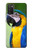 W3888 Macaw Face Bird Funda Carcasa Case y Caso Del Tirón Funda para Samsung Galaxy A03S