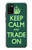 W3862 Keep Calm and Trade On Funda Carcasa Case y Caso Del Tirón Funda para Samsung Galaxy A02s, Galaxy M02s  (NOT FIT with Galaxy A02s Verizon SM-A025V)