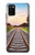 W3866 Railway Straight Train Track Funda Carcasa Case y Caso Del Tirón Funda para Samsung Galaxy A02s, Galaxy M02s  (NOT FIT with Galaxy A02s Verizon SM-A025V)