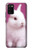 W3870 Cute Baby Bunny Funda Carcasa Case y Caso Del Tirón Funda para Samsung Galaxy A02s, Galaxy M02s  (NOT FIT with Galaxy A02s Verizon SM-A025V)