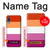 W3887 Lesbian Pride Flag Funda Carcasa Case y Caso Del Tirón Funda para Samsung Galaxy A04, Galaxy A02, M02