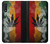 W3890 Reggae Rasta Flag Smoke Funda Carcasa Case y Caso Del Tirón Funda para Samsung Galaxy A01