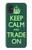 W3862 Keep Calm and Trade On Funda Carcasa Case y Caso Del Tirón Funda para Samsung Galaxy A51