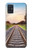 W3866 Railway Straight Train Track Funda Carcasa Case y Caso Del Tirón Funda para Samsung Galaxy A51