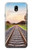 W3866 Railway Straight Train Track Funda Carcasa Case y Caso Del Tirón Funda para Samsung Galaxy J7 (2018), J7 Aero, J7 Top, J7 Aura, J7 Crown, J7 Refine, J7 Eon, J7 V 2nd Gen, J7 Star