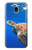 W3898 Sea Turtle Funda Carcasa Case y Caso Del Tirón Funda para Samsung Galaxy J3 (2018), J3 Star, J3 V 3rd Gen, J3 Orbit, J3 Achieve, Express Prime 3, Amp Prime 3