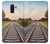 W3866 Railway Straight Train Track Funda Carcasa Case y Caso Del Tirón Funda para Samsung Galaxy A6 (2018)