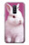 W3870 Cute Baby Bunny Funda Carcasa Case y Caso Del Tirón Funda para Samsung Galaxy A6+ (2018), J8 Plus 2018, A6 Plus 2018