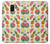 W3883 Fruit Pattern Funda Carcasa Case y Caso Del Tirón Funda para Samsung Galaxy A6+ (2018), J8 Plus 2018, A6 Plus 2018