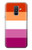 W3887 Lesbian Pride Flag Funda Carcasa Case y Caso Del Tirón Funda para Samsung Galaxy A6+ (2018), J8 Plus 2018, A6 Plus 2018