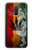 W3890 Reggae Rasta Flag Smoke Funda Carcasa Case y Caso Del Tirón Funda para Samsung Galaxy A6+ (2018), J8 Plus 2018, A6 Plus 2018