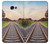 W3866 Railway Straight Train Track Funda Carcasa Case y Caso Del Tirón Funda para Samsung Galaxy A5 (2017)