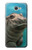 W3871 Cute Baby Hippo Hippopotamus Funda Carcasa Case y Caso Del Tirón Funda para Samsung Galaxy J7 Prime (SM-G610F)