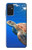 W3898 Sea Turtle Funda Carcasa Case y Caso Del Tirón Funda para Samsung Galaxy M52 5G