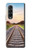 W3866 Railway Straight Train Track Funda Carcasa Case y Caso Del Tirón Funda para Samsung Galaxy Z Fold 3 5G