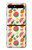 W3883 Fruit Pattern Funda Carcasa Case y Caso Del Tirón Funda para Samsung Galaxy Z Flip 5G