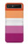 W3887 Lesbian Pride Flag Funda Carcasa Case y Caso Del Tirón Funda para Samsung Galaxy Z Flip 5G