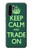 W3862 Keep Calm and Trade On Funda Carcasa Case y Caso Del Tirón Funda para Huawei P30 Pro