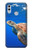 W3898 Sea Turtle Funda Carcasa Case y Caso Del Tirón Funda para Huawei Honor 10 Lite, Huawei P Smart 2019