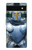 W3864 Medieval Templar Heavy Armor Knight Funda Carcasa Case y Caso Del Tirón Funda para Google Pixel 6a