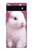 W3870 Cute Baby Bunny Funda Carcasa Case y Caso Del Tirón Funda para Google Pixel 6a