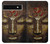 W3874 Buddha Face Ohm Symbol Funda Carcasa Case y Caso Del Tirón Funda para Google Pixel 6a