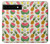 W3883 Fruit Pattern Funda Carcasa Case y Caso Del Tirón Funda para Google Pixel 6a