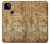 W3868 Aircraft Blueprint Old Paper Funda Carcasa Case y Caso Del Tirón Funda para Google Pixel 5A 5G