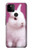 W3870 Cute Baby Bunny Funda Carcasa Case y Caso Del Tirón Funda para Google Pixel 5A 5G