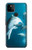 W3878 Dolphin Funda Carcasa Case y Caso Del Tirón Funda para Google Pixel 5A 5G