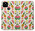 W3883 Fruit Pattern Funda Carcasa Case y Caso Del Tirón Funda para Google Pixel 5
