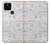 W3903 Travel Stamps Funda Carcasa Case y Caso Del Tirón Funda para Google Pixel 5