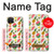 W3883 Fruit Pattern Funda Carcasa Case y Caso Del Tirón Funda para Google Pixel 4