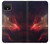 W3897 Red Nebula Space Funda Carcasa Case y Caso Del Tirón Funda para Google Pixel 4