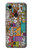 W3879 Retro Music Doodle Funda Carcasa Case y Caso Del Tirón Funda para Google Pixel 3a