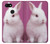 W3870 Cute Baby Bunny Funda Carcasa Case y Caso Del Tirón Funda para Google Pixel 3