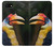 W3876 Colorful Hornbill Funda Carcasa Case y Caso Del Tirón Funda para Google Pixel 3