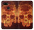 W3881 Fire Skull Funda Carcasa Case y Caso Del Tirón Funda para Google Pixel 3