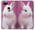 W3870 Cute Baby Bunny Funda Carcasa Case y Caso Del Tirón Funda para Google Pixel 3 XL