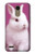 W3870 Cute Baby Bunny Funda Carcasa Case y Caso Del Tirón Funda para LG K10 (2018), LG K30