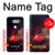 W3897 Red Nebula Space Funda Carcasa Case y Caso Del Tirón Funda para LG V30, LG V30 Plus, LG V30S ThinQ, LG V35, LG V35 ThinQ