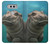 W3871 Cute Baby Hippo Hippopotamus Funda Carcasa Case y Caso Del Tirón Funda para LG V20