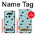 W3860 Coconut Dot Pattern Funda Carcasa Case y Caso Del Tirón Funda para LG G8 ThinQ