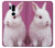 W3870 Cute Baby Bunny Funda Carcasa Case y Caso Del Tirón Funda para LG G7 ThinQ