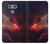 W3897 Red Nebula Space Funda Carcasa Case y Caso Del Tirón Funda para LG G6